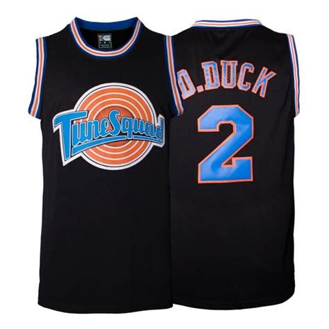 Daffy Duck Space Jam 2 Tune Squad Looney Tunes Jersey Xl Black