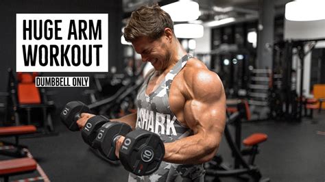 Get Huge Arms Forearms Included Dumbbell Only Arms Workout Youtube
