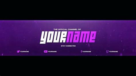 Yt Banner Fortnite Banner Template No Text Awesome 5 Channel Art
