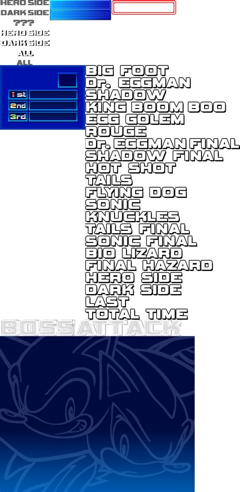 The Spriters Resource Full Sheet View Sonic Adventure 2 Battle