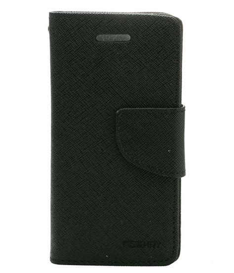 Mercury Vt Goospery Wallet Case For Iphone 5c Black Plain Back