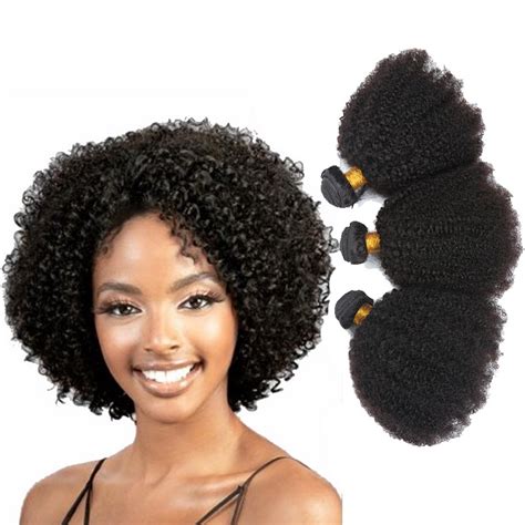 100g bundle mongolian virgin afro kinky curly 100 human hair weave