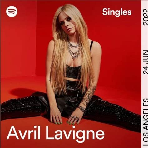 Avril Lavigne Spotify Singles Reviews Album Of The Year
