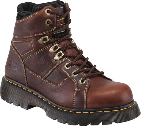 Dr Martens Work Ironbridge Tec Tuff Safety Toe 8 Tie Boot Teak