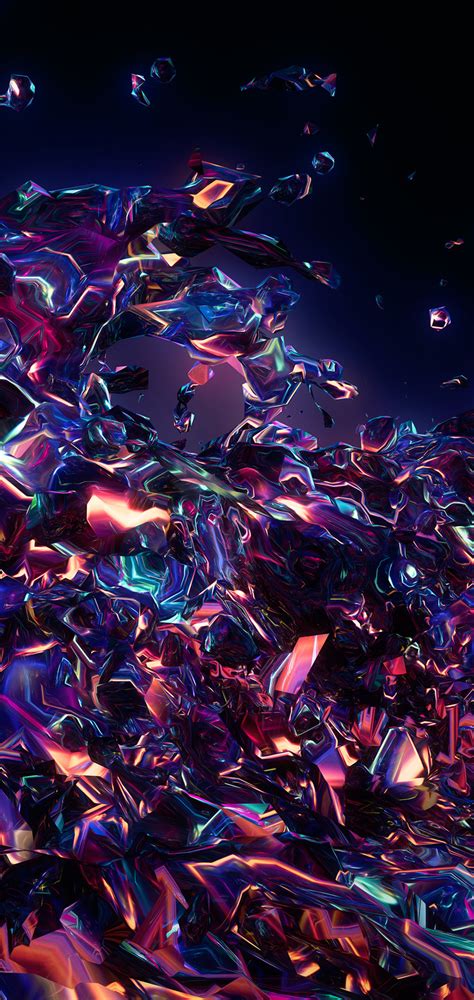 1080x2280 Vapor 3d Abstract One Plus 6huawei P20honor View 10vivo