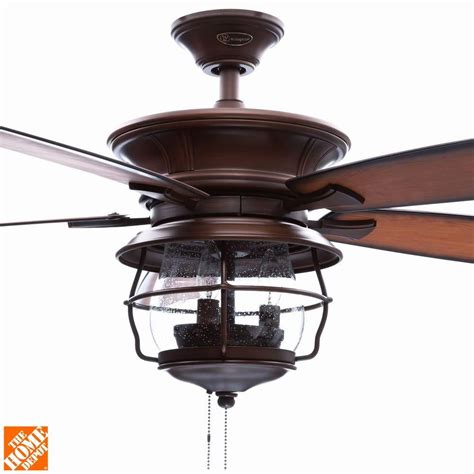 Gold ceiling fan, crystal chandelier ceiling fan with retractable blade, frenchby bella depot(7). Westinghouse Brentford 52 in. Indoor/Outdoor Aged Walnut ...