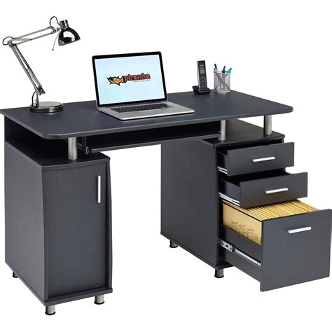 Computer Desk With Storage And A4 Filing Drawer Home