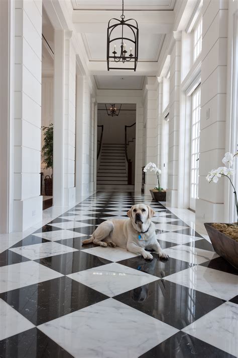 Dering Hall White Marble Floor Foyer Design Floor Design