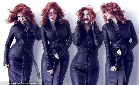 Mode Style Christina Hendricks For Cosmopolitan Uk March 2012