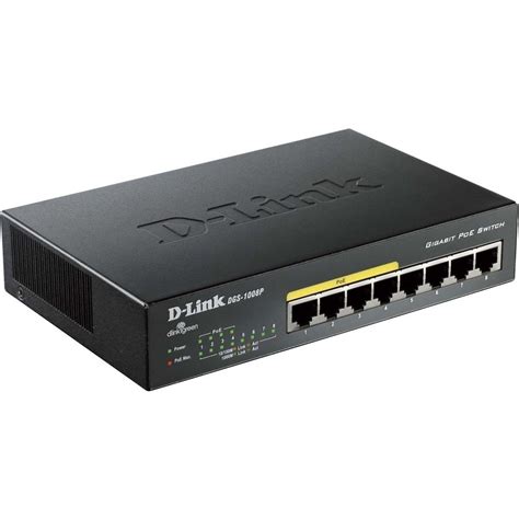 Buy D Link Dgs 1008p 8 Ports Ethernet Switch Gigabit Ethernet 10