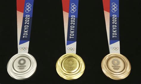 1 Year Tokyo Olympics Unveil Gold Silver Bronze Medals