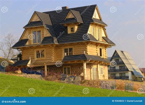 Traditional Mountain Wooden House Stock Photography Image 9304822