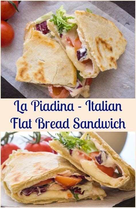 La Piadina Italian Flatbread Sandwich Breakfast Lunch Or Dinner