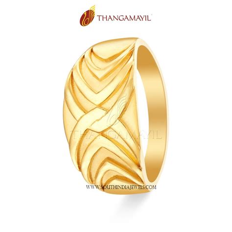 Gold Ring Design From Thangamayil Jewellery South India Jewels