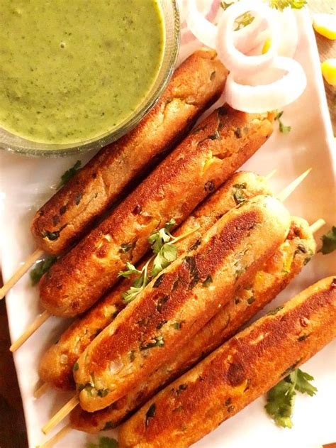480 x 360 jpeg 30 кб. Paneer & Corn Seekh Kabab | Recipe | Indian | Indian snacks, Veg appetizers, Appetizers for party