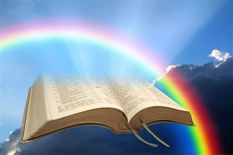 Peace Of God Rainbow Bible Stock Image Image Of Peace 97125169 In