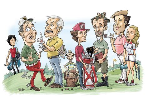 Caddyshack Drawing By Mike Scott Fine Art America