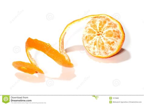 Mandarine De Peau Photo Stock Image Du Normal Sain Fermer 1676882