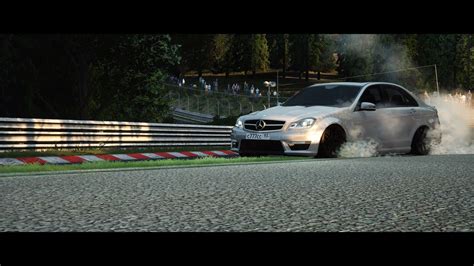 Mercedes C63 AMG 12 Nurburgring Nordschleife Lap Assetto Corsa YouTube