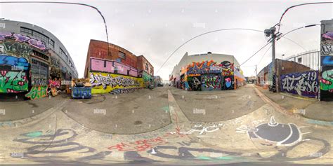 360° View Of Los Angeles Downtown Graffiti Alleyway Complex 25 Tojek