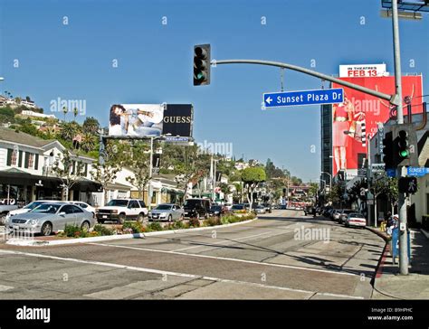 Sunset Boulevard Hollywood Los Angeles Usa Stock Photo Alamy