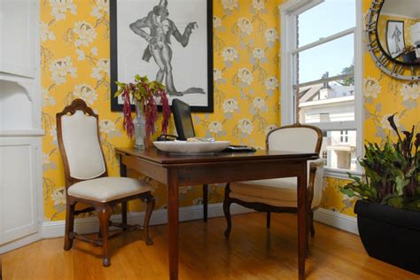 21 Yellow Home Office Designs Decorating Ideas Design