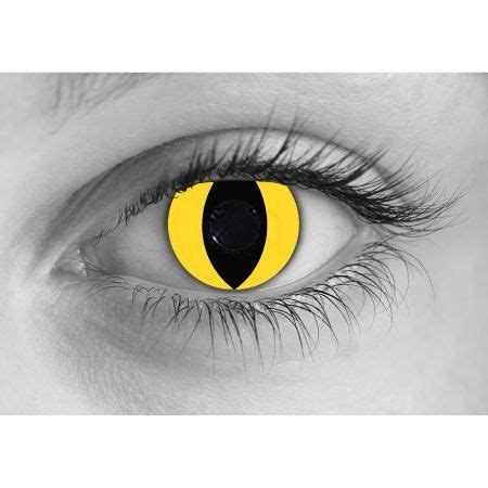 Buy products such as replenish multipurpose contact lens disinfecting solution, 10 fl oz twin pack at walmart and save. Yellow Cat | Halloween contacts, White contact lenses ...