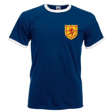 Adults Scotland Scottish Unofficial Vintage Football T Shirt Print Me