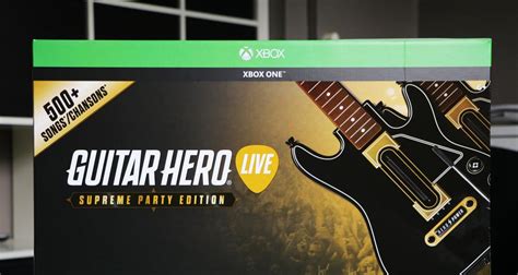 Guitar Hero Supreme Party Edition Unboxing Du Pack Xbox One