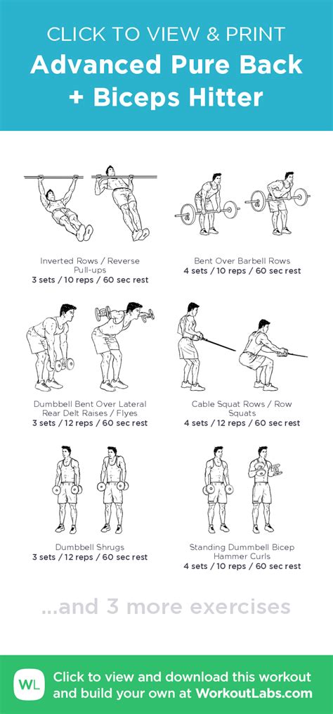 Advanced Pure Back Biceps Hitter Click To View And Print This