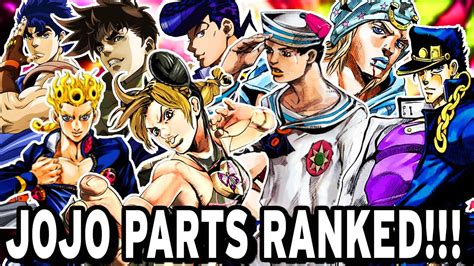 Ranking Every Jojo Part Jojos Bizarre Adventure Youtube