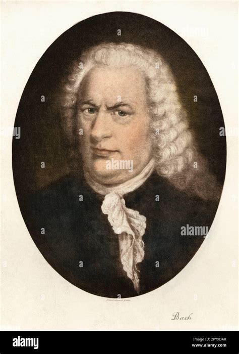 Johann Sebastian Bach 1685 1750 German Composer Painting By