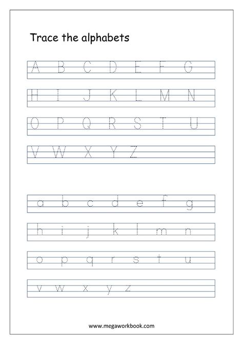 I know it probably seems strange to read that word in a title on my blog, seeing that i really don't make or use a ton of worksheets with my younger kids. Alphabet Tracing Worksheets - Small Letters - Alphabet ...