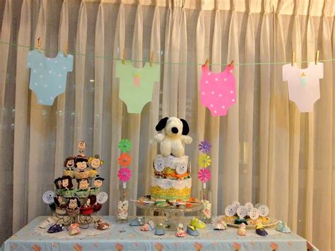 Plan a fun party with peanuts® party supplies featuring snoopy and charlie brown. Snoopy Baby Shower Decoration Ideas | FREE Printable Baby ...