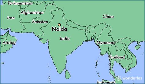 Noida India Map Emeiprofamariagivalda