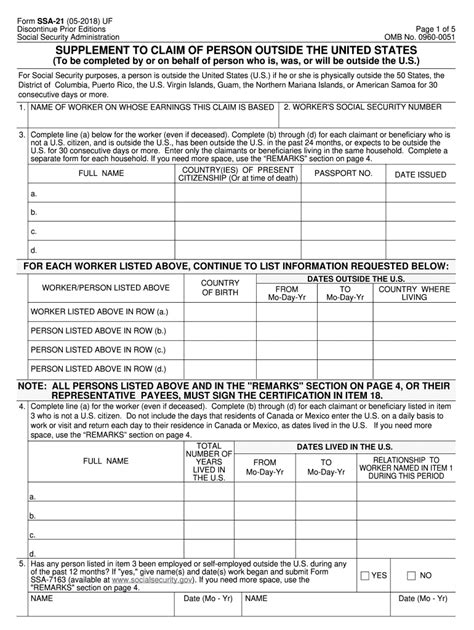 Ssa Gov Forms 10 Fill Online Printable Fillable Blank