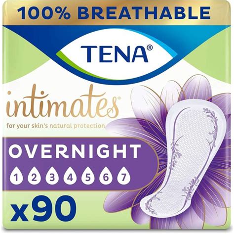 Tena Incontinence Pads For Women Overnight 90 Count Ebay