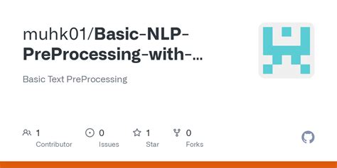 GitHub Muhk Basic NLP PreProcessing With Python Basic Text