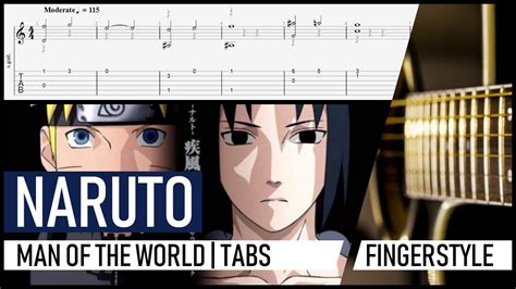 Naruto Shippuden Man Of The World Ost Fingerstyle Acoustic Guitar
