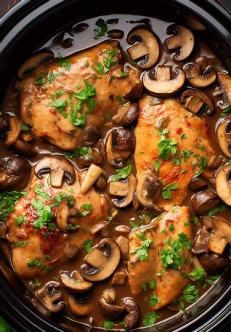 Slow Cooker Chicken Marsala More Recipes