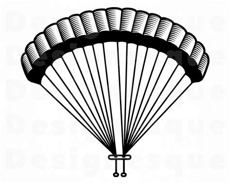 Parachute Svg Parachuting Svg Parachute Clipart Parachute Etsy
