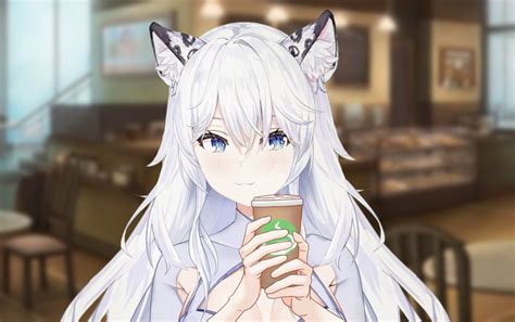 Nyx 🐱 ️ Snow Leopard Vtuber On Twitter We On A Coffee Date But Im