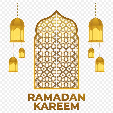 Lentera Islamic Untuk Elemen Ramadan Kareem Islamic Lantern Eid Png