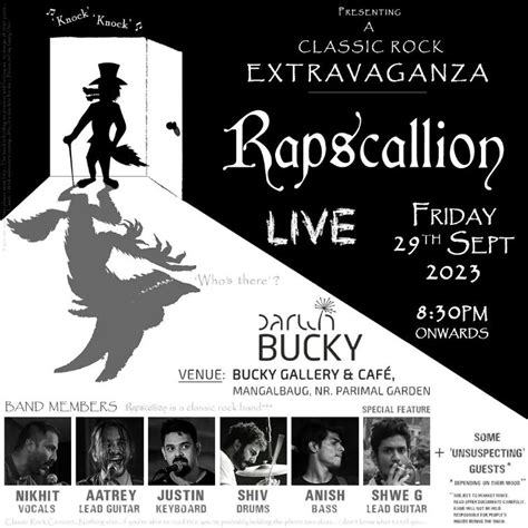 A Classic Rock Extravaganza Bucky Gallery And Diner Events In Ahmedabad