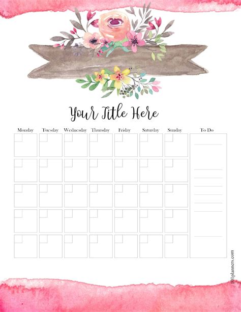 Create Your Free Copy Of Daily Hourly Calendar Get Your