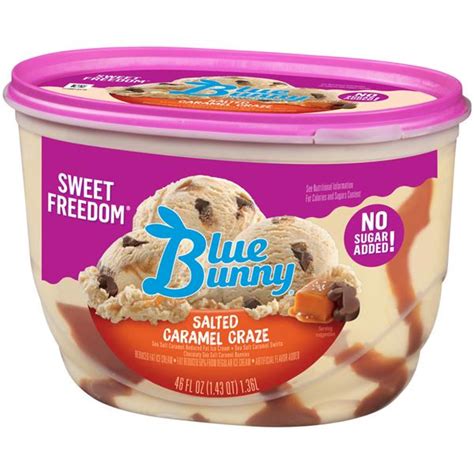 Blue Bunny Sweet Freedom No Sugar Added Salted Caramel Craze Ice Cream Hy Vee Aisles Online