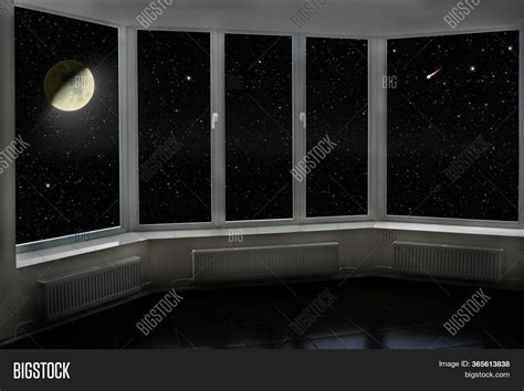 View Window Night Sky Image And Photo Free Trial Bigstock
