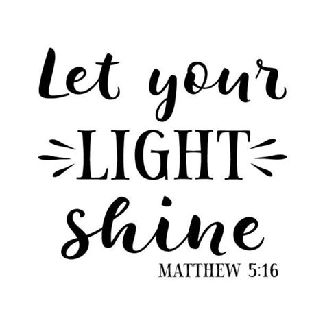 Matthew 516 Let Your Light Shine Youth Room Church Decor Etsy