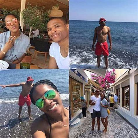 Russell westbrook is a basketball player for the oklahoma city thunder in the nba and the u.s. Honeymooning | Russell westbrook wife, Russell westbrook ...