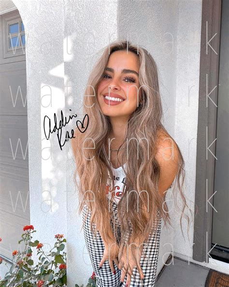 Addison Rae Tiktok Star Signed 8x10 Inch Print Photo Picture Poster